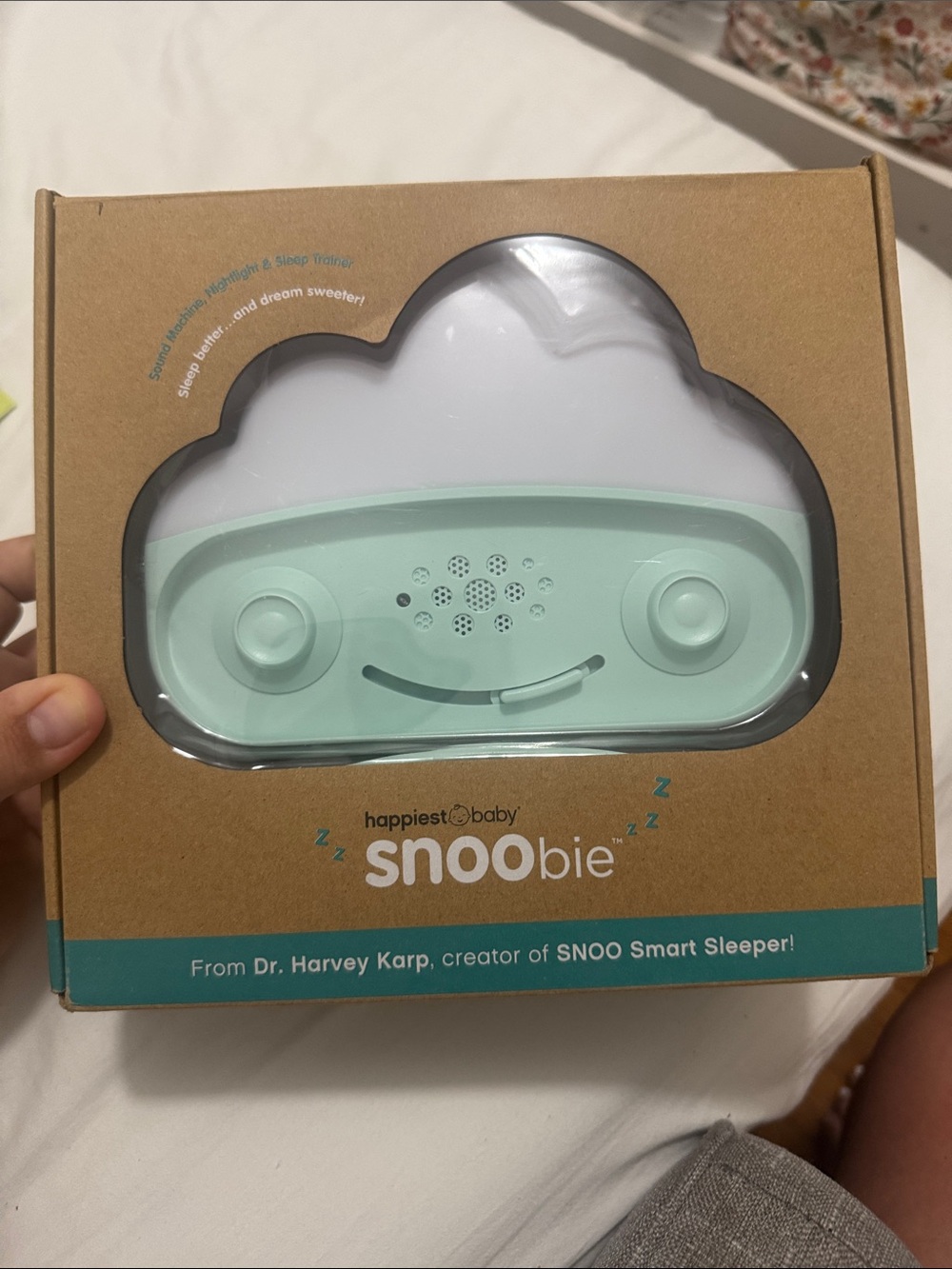 Snoobie Cloud Nightlight & Sleep Soother - Mint